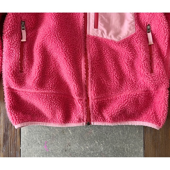PATAGONIA Retro X Deep Pile Fleece Kids Girls Coat Jacket size L - Picture 5 of 8